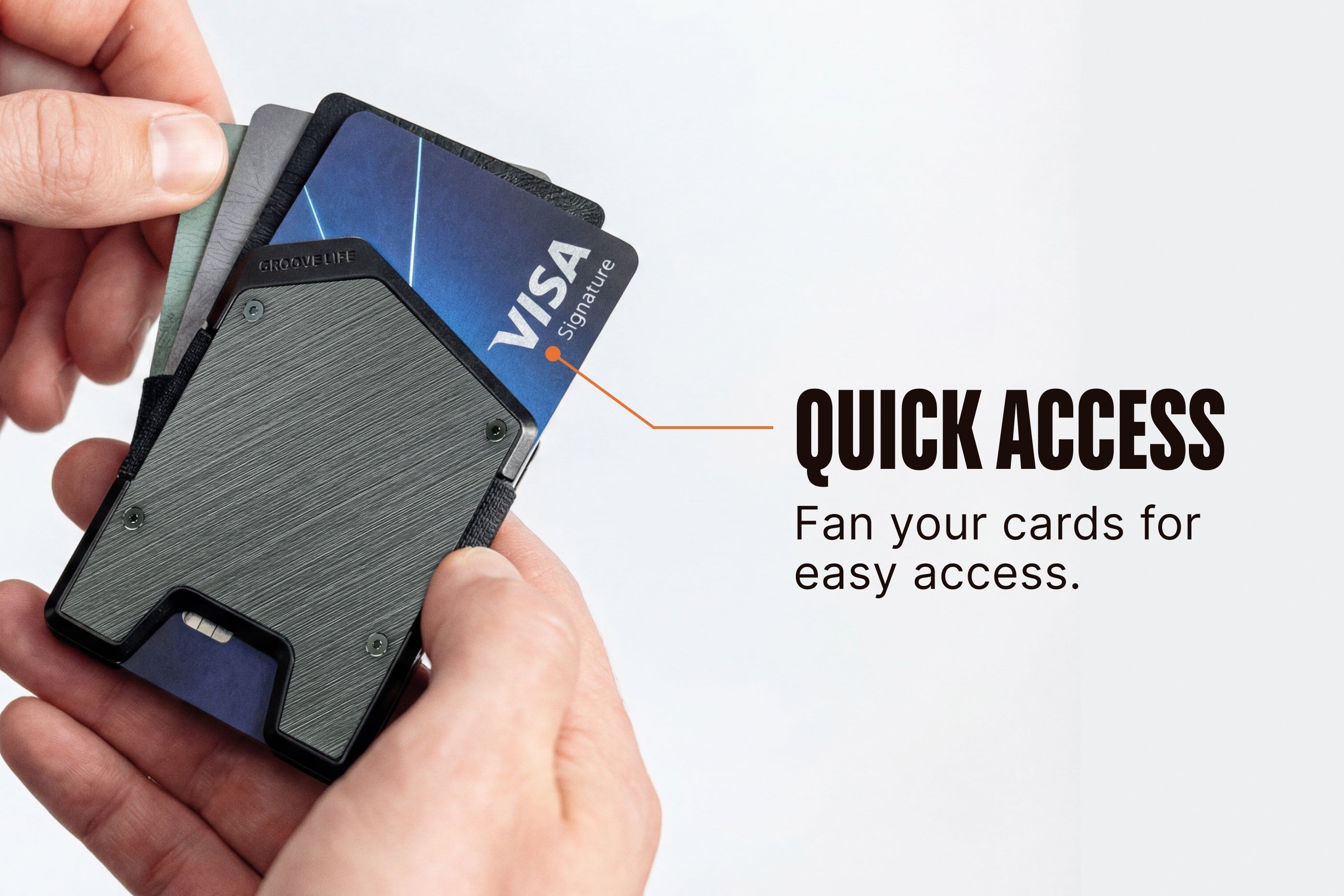 Groove Wallet® Stealth - Carbon Fiber