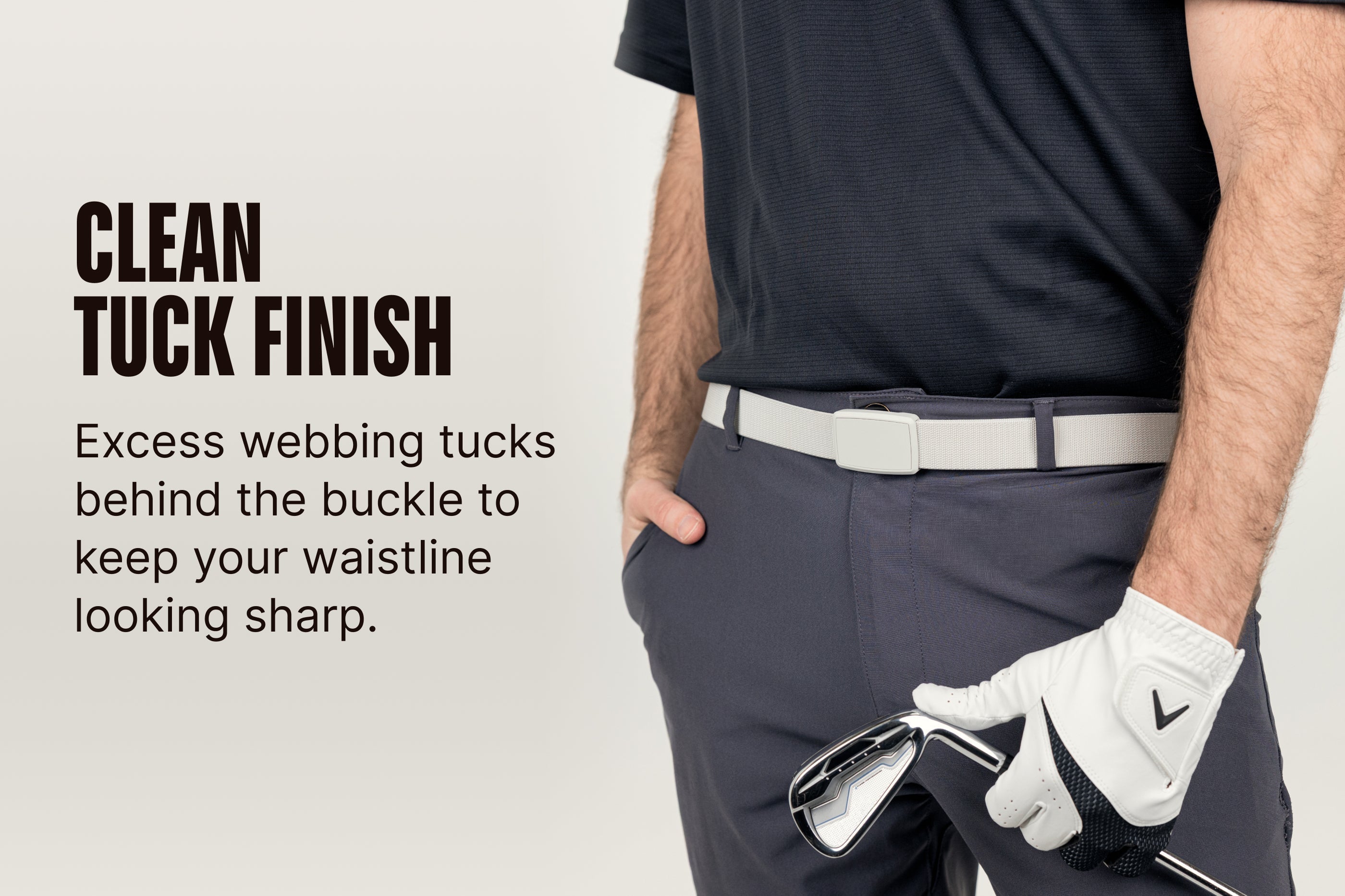 Groove Golf Belt Pro® - White
