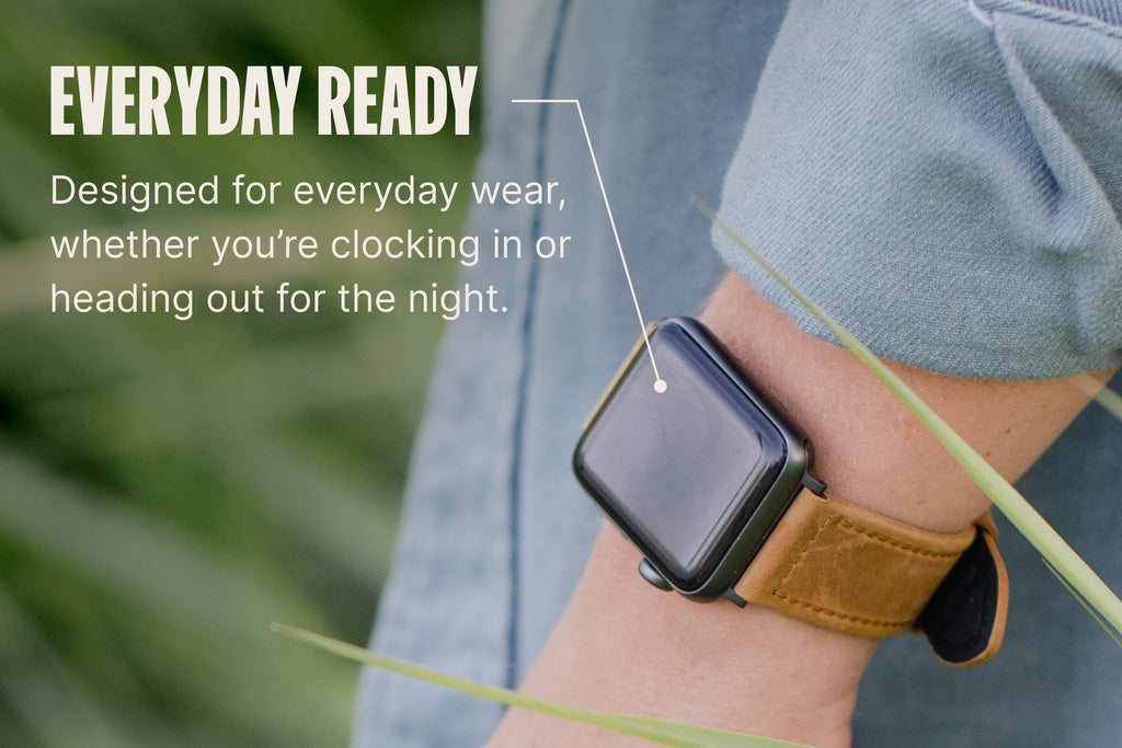 Vulcan Ascent - Brown Apple Leather Watch Band