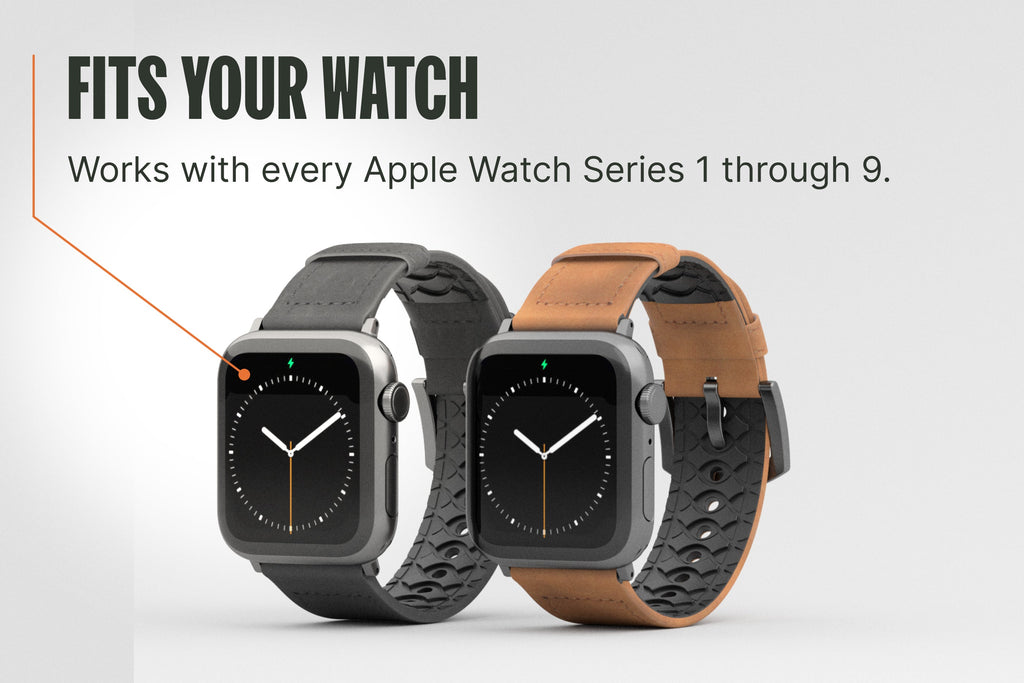Vulcan Ascent - Brown Apple Leather Watch Band