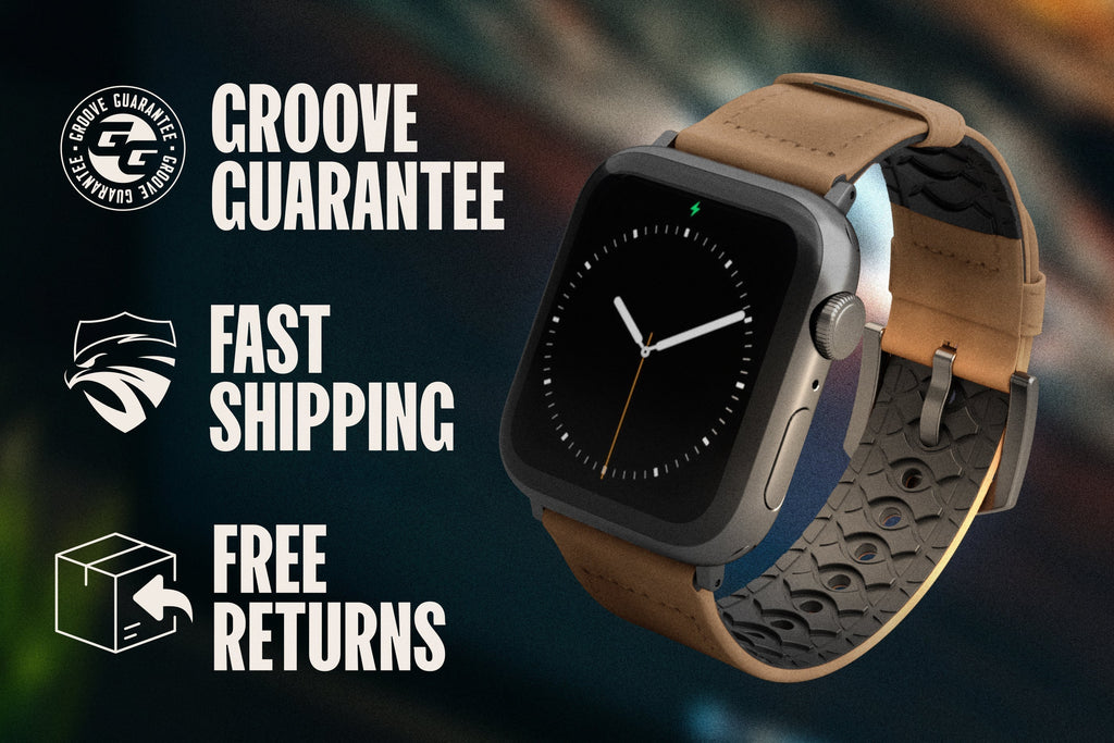 Vulcan Ascent - Brown Apple Leather Watch Band