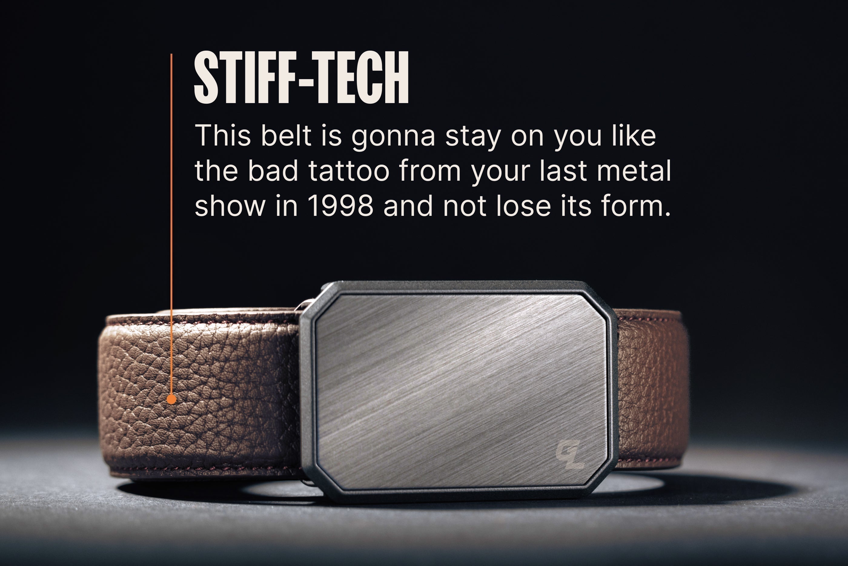 Groove Belt® Max Leather - Black