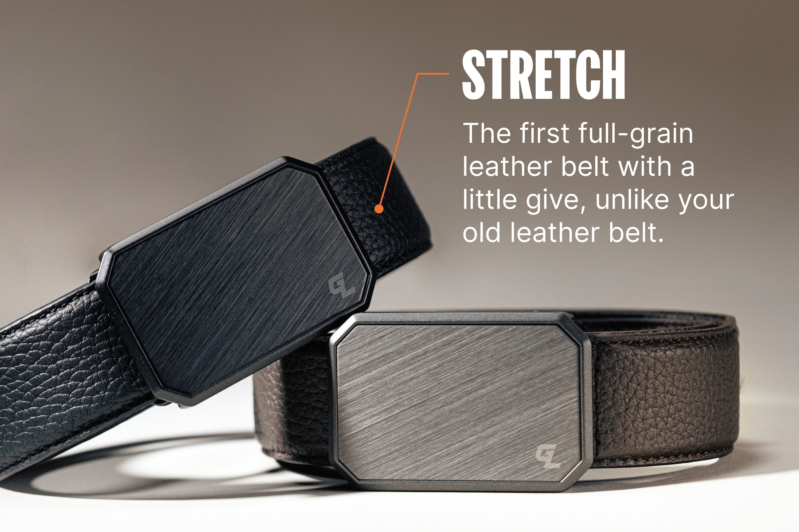Groove Belt® Max Leather - Brown