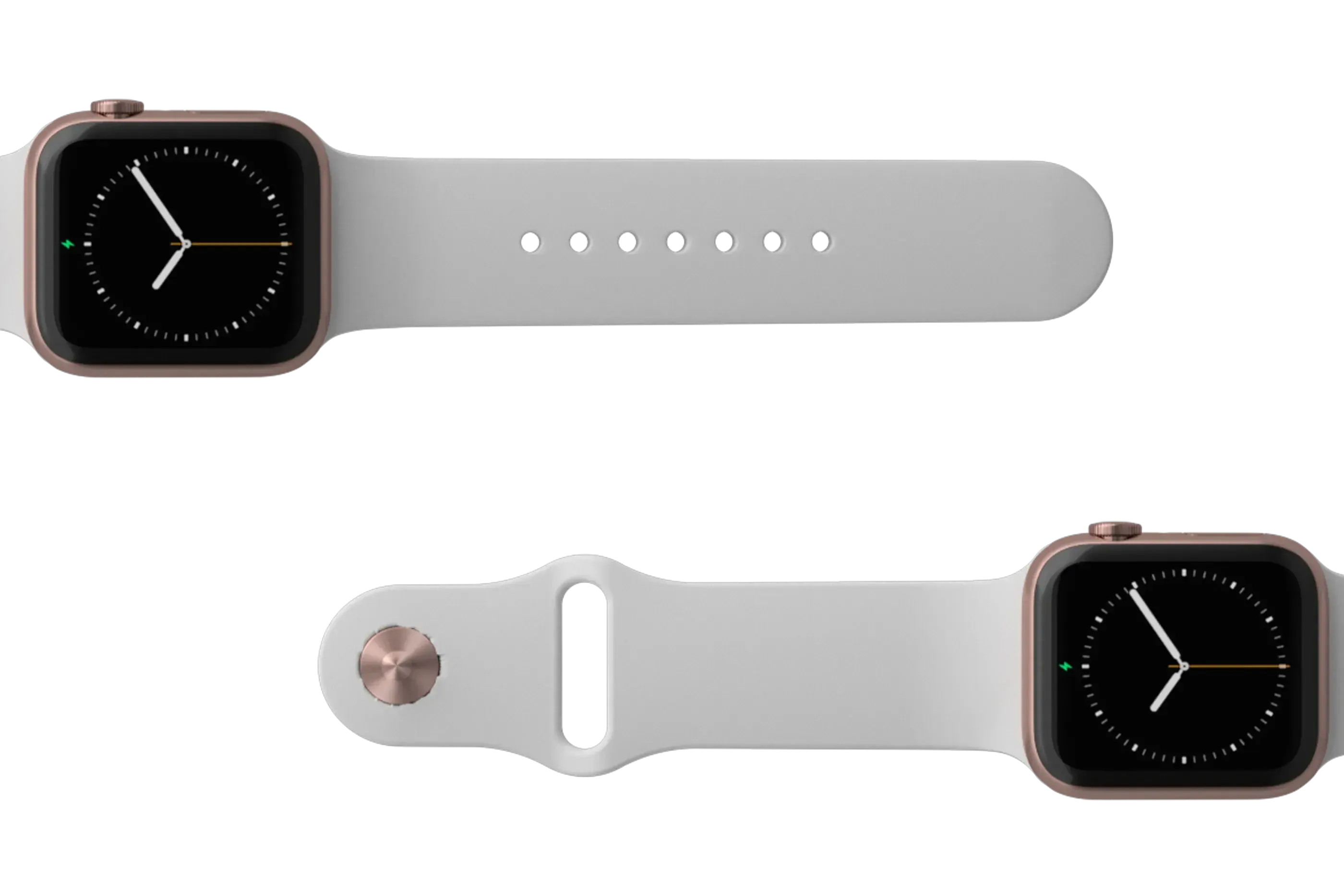 Apple Watch Band Solid White