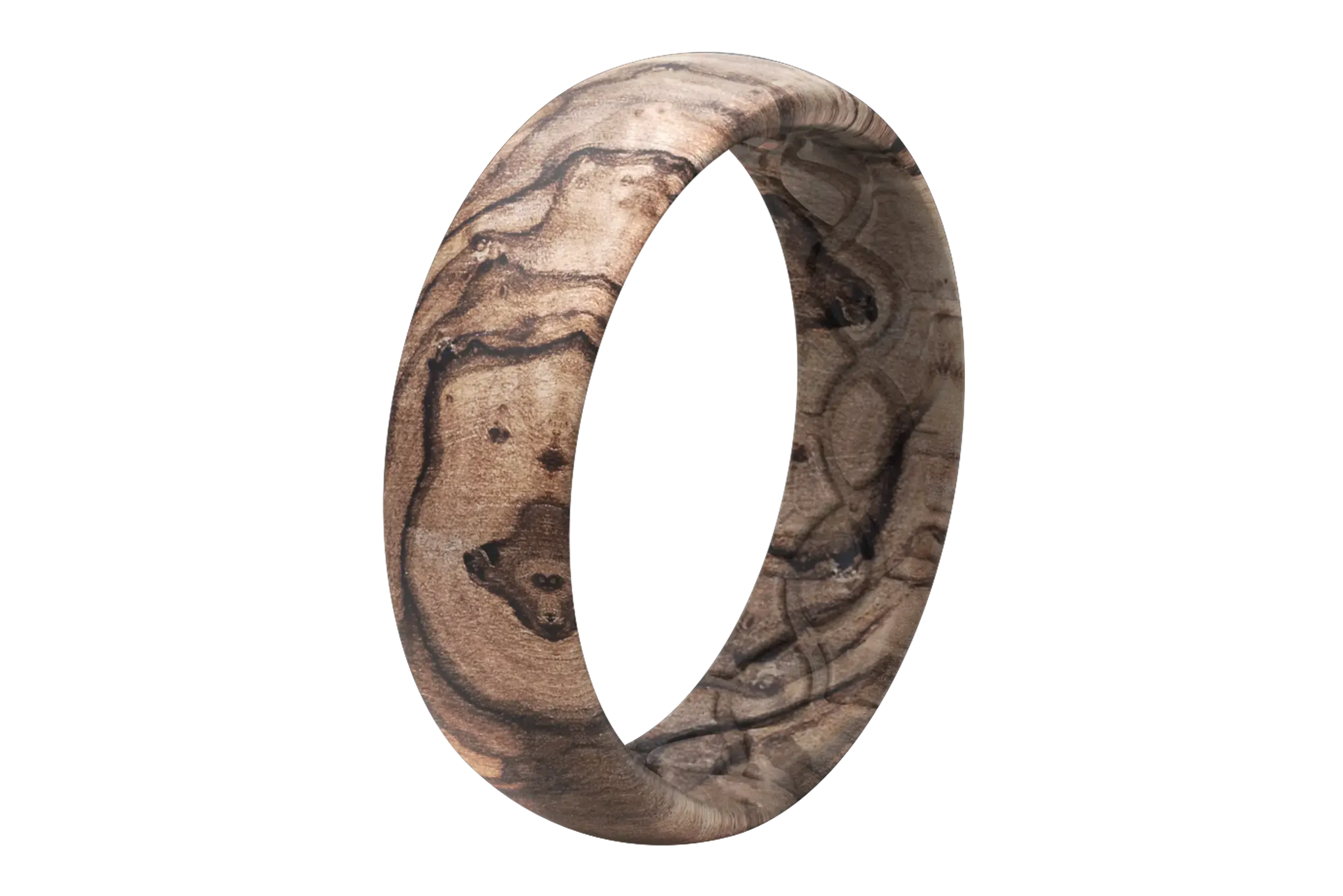 Burled Walnut Thin Ring