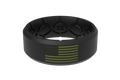 Edge Hero - America Black &amp; Moss Green Flag Ring