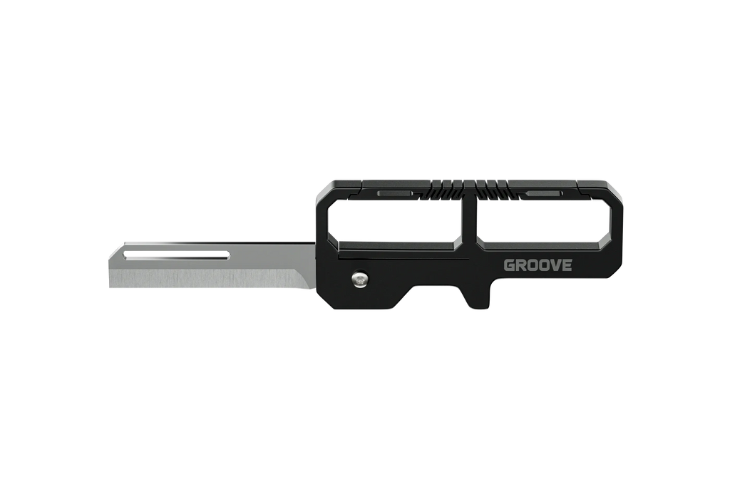Groove® Carabiner Knife - Black