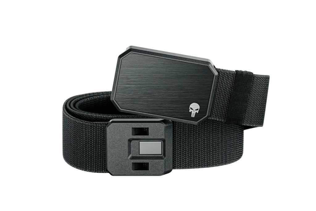 Groove Belt - Punisher Skull Black/Black