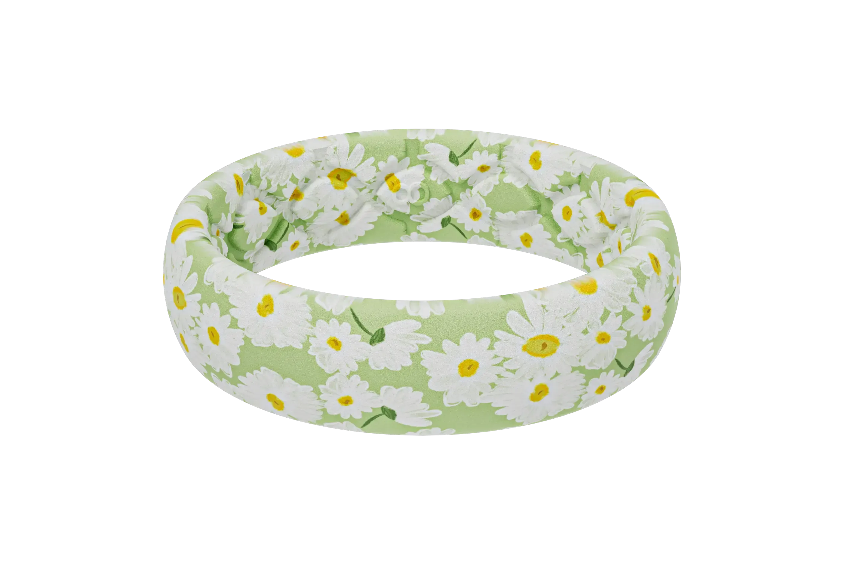 April Daisies Thin Ring