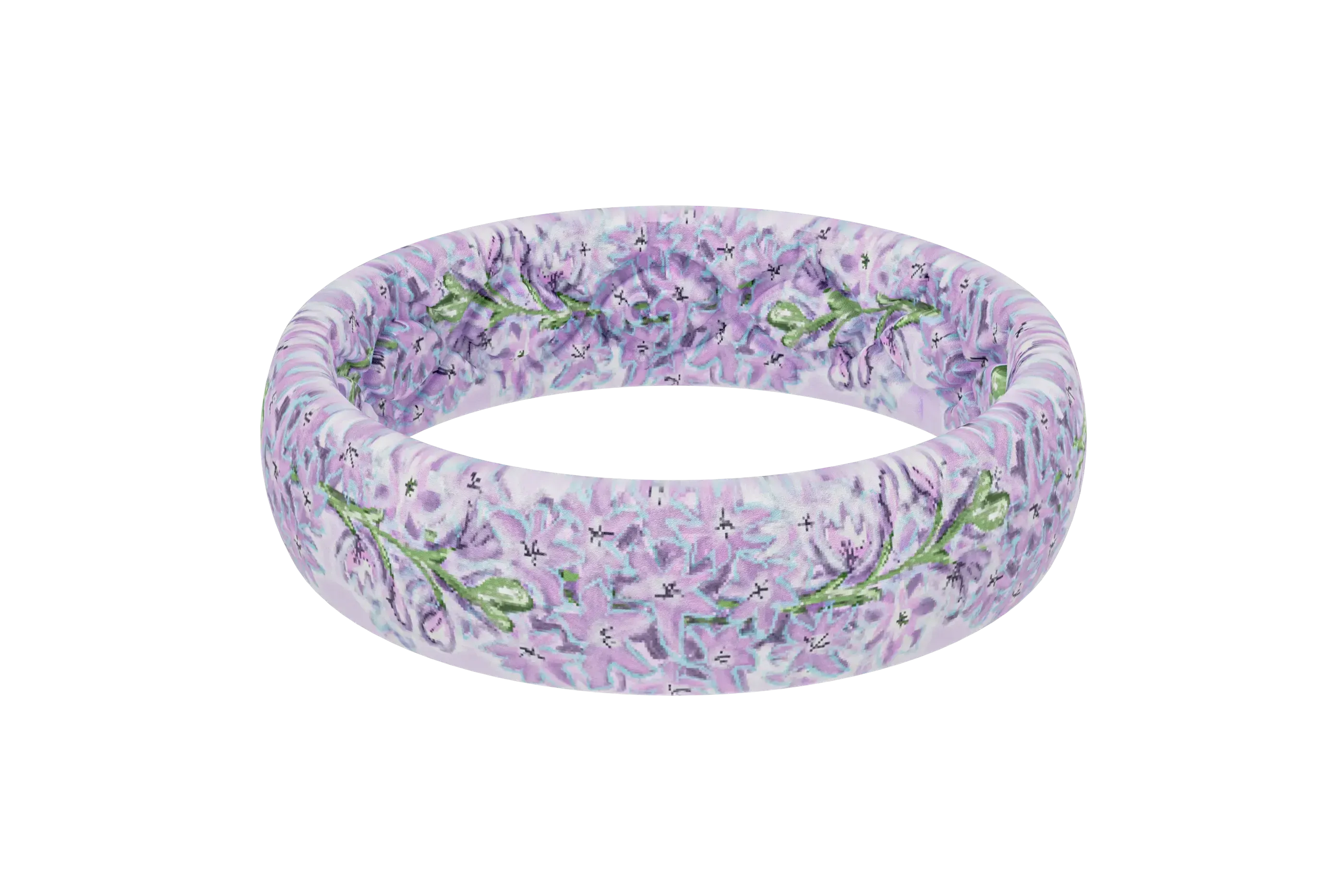 July Delphinium Thin Ring