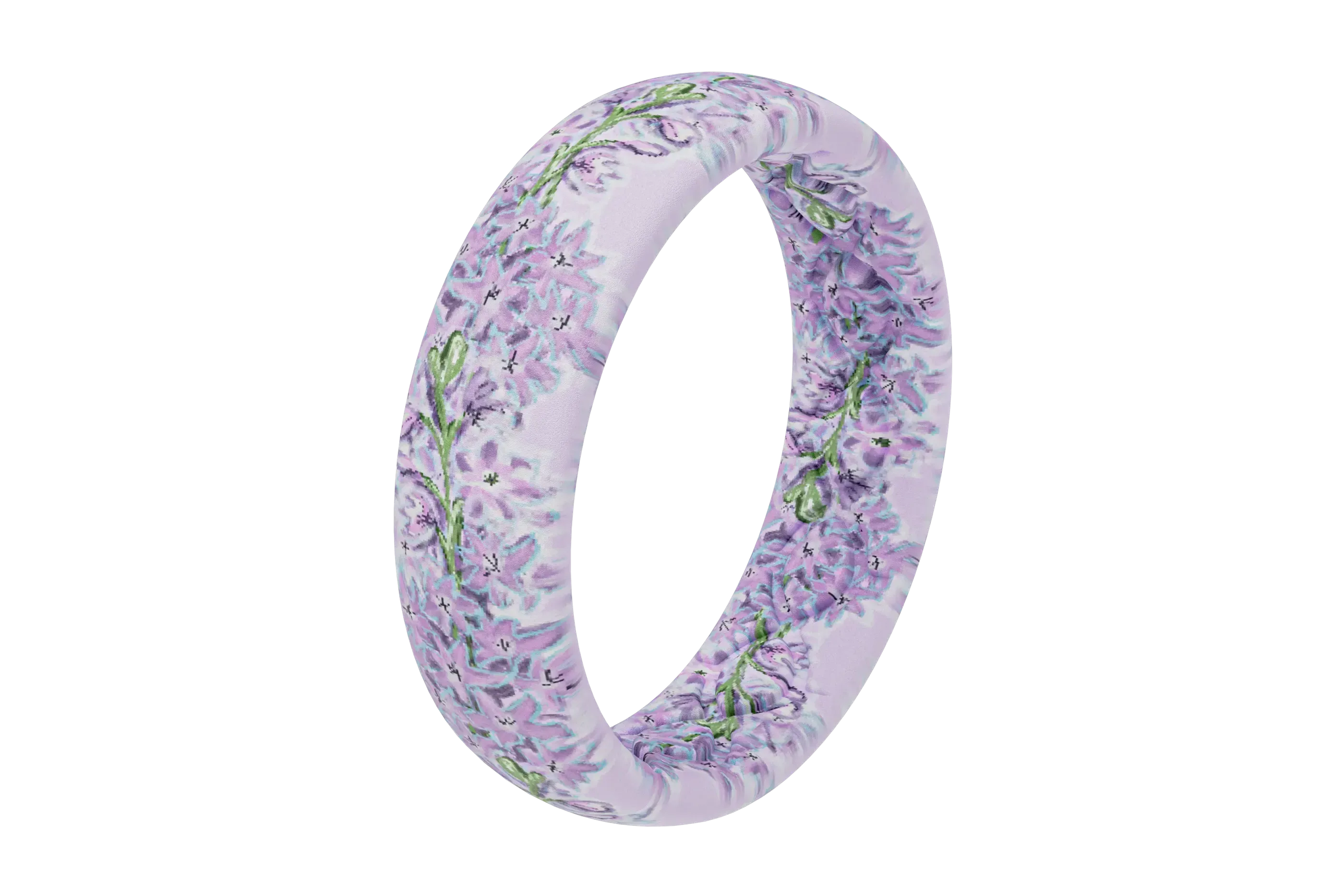 July Delphinium Thin Ring