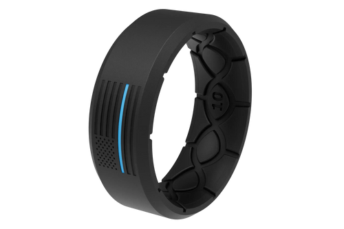 Edge Hero - Protector Black/Blue Line Ring