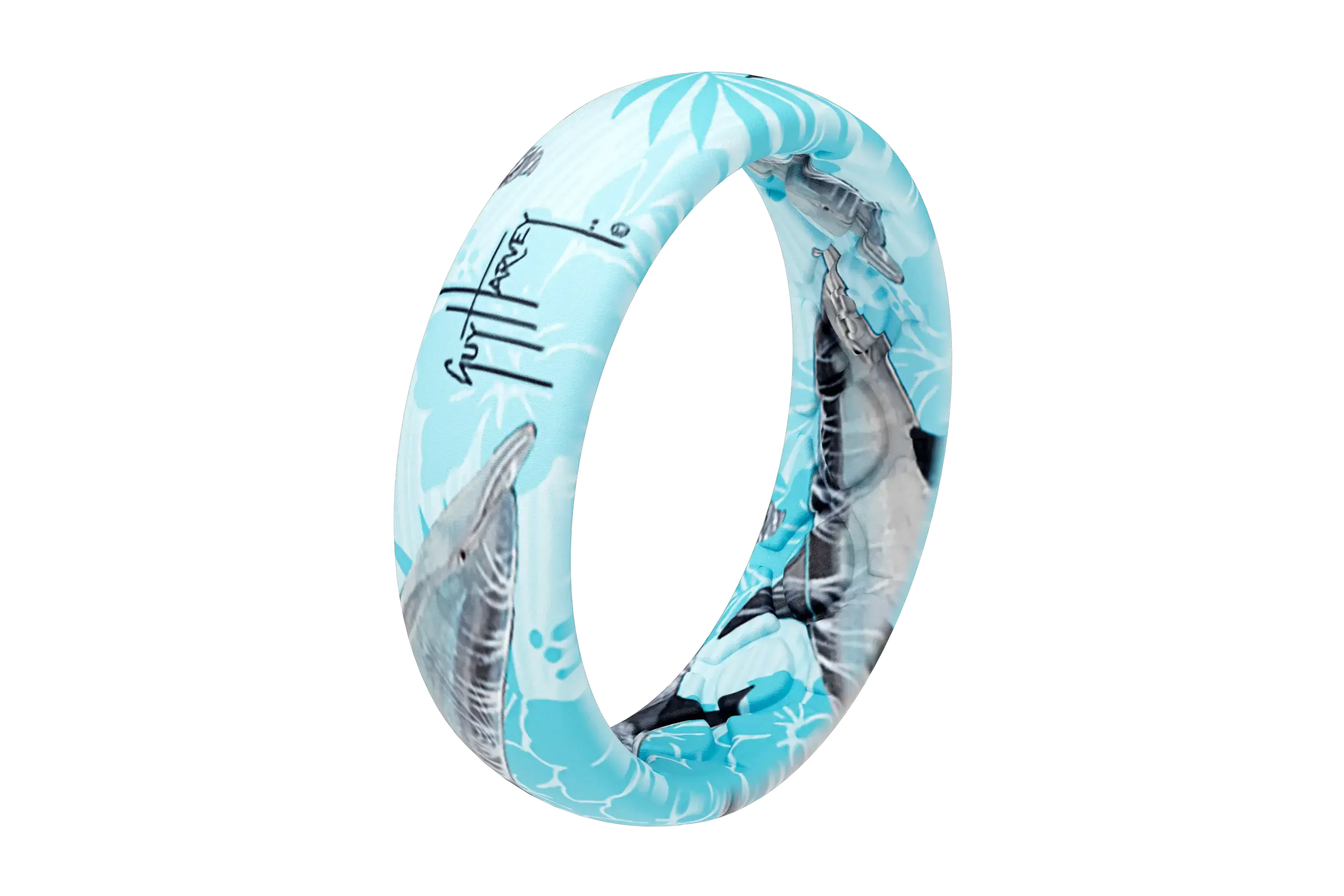 Guy Harvey Dolphin Thin Ring