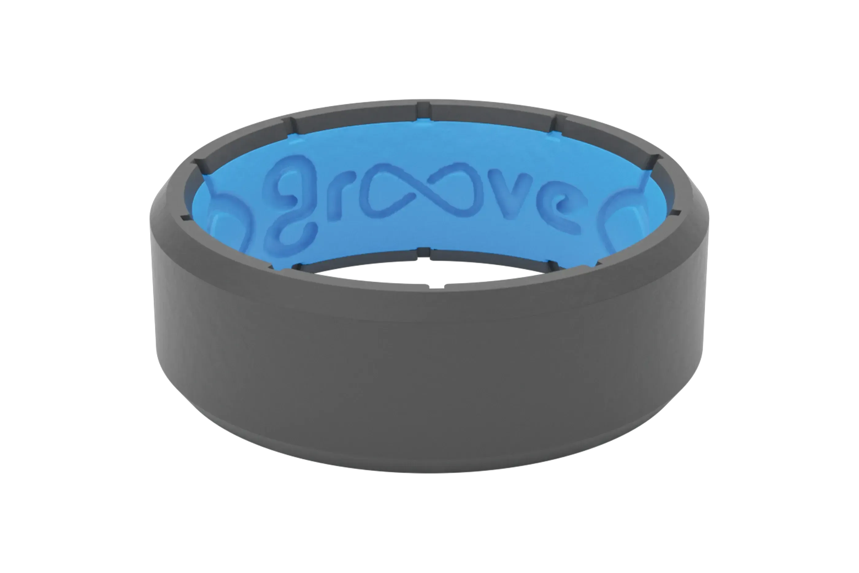 Edge Deep Stone Grey Ring