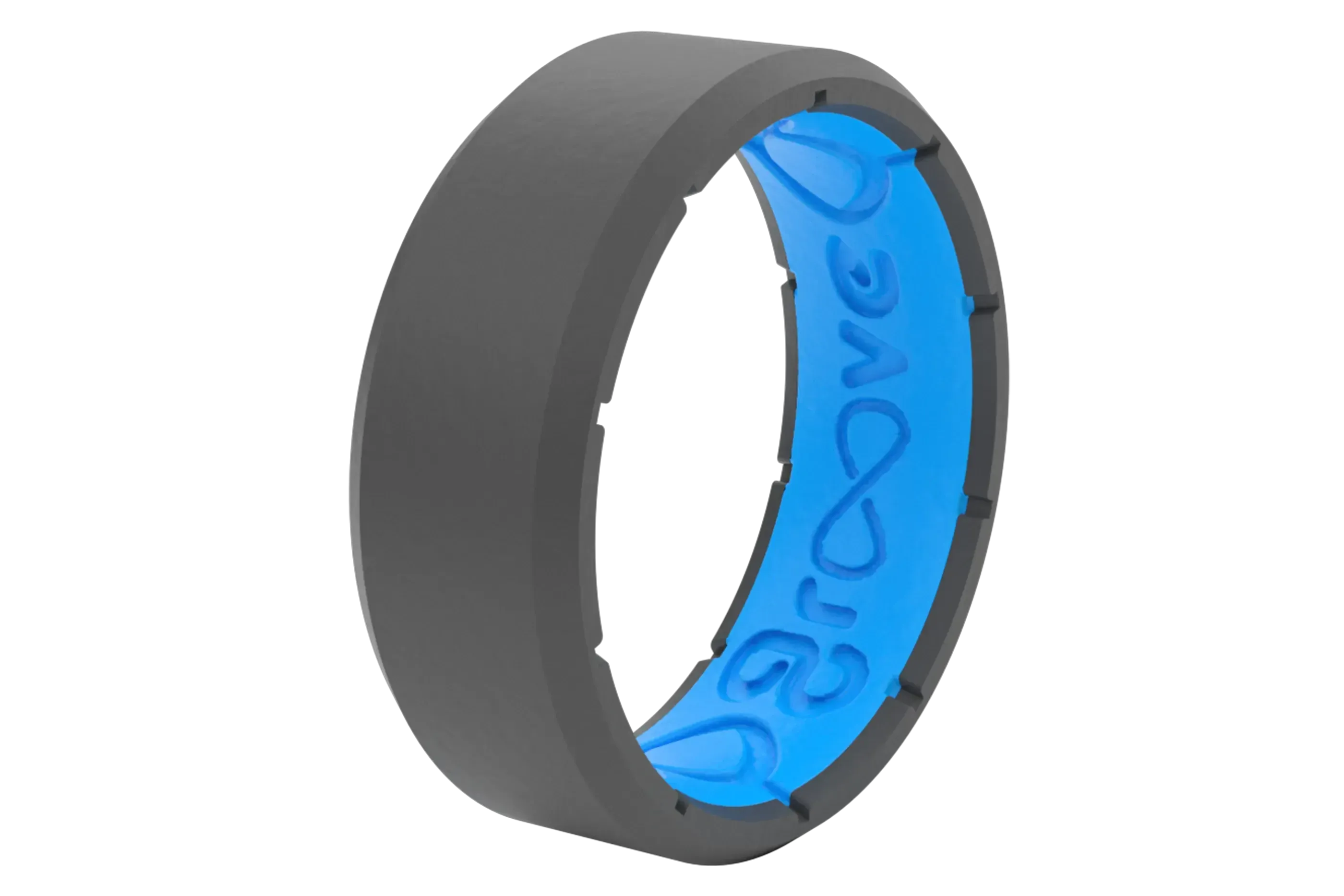Edge Deep Stone Grey Ring