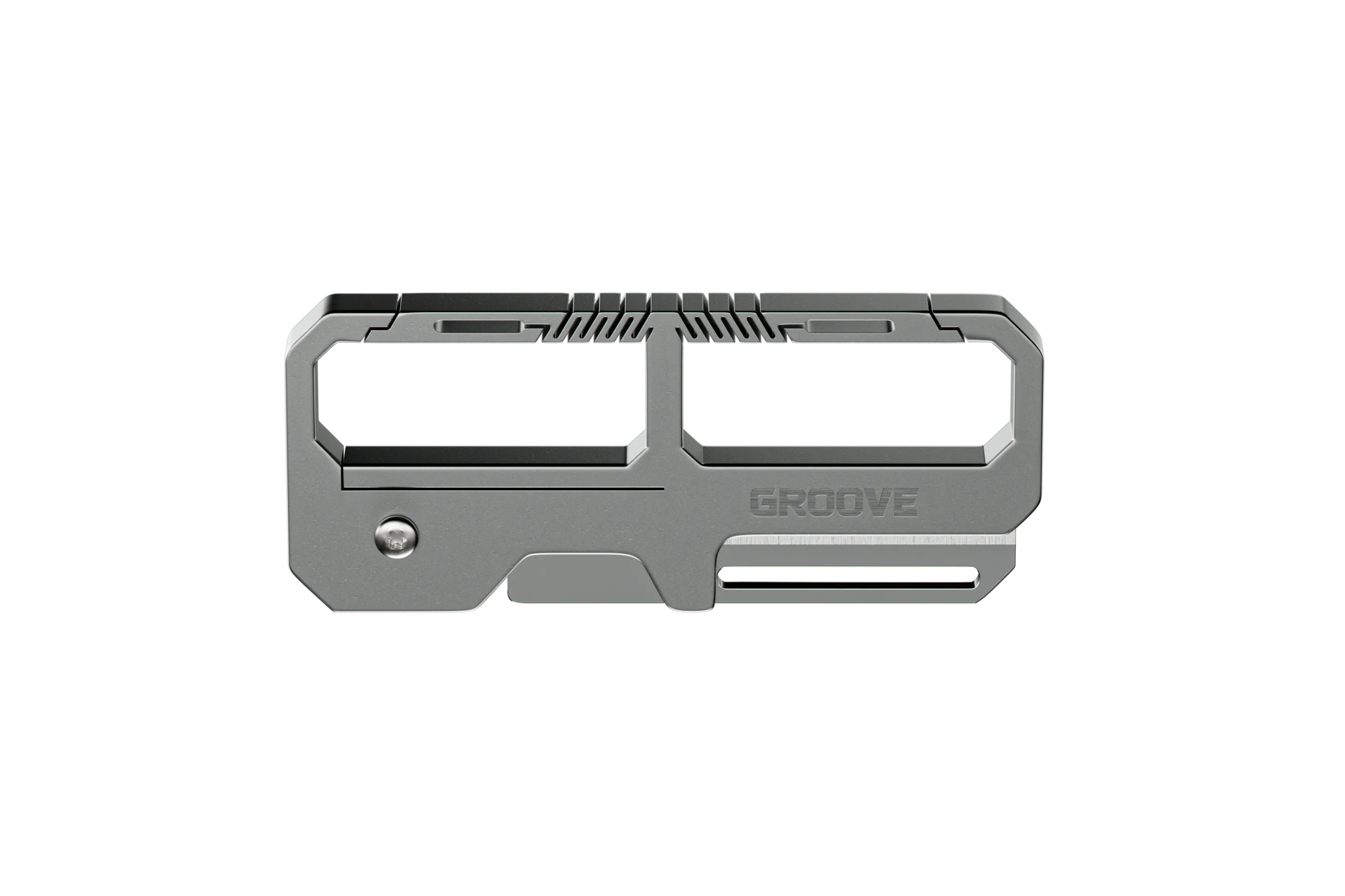 Groove® Carabiner Knife - Silver