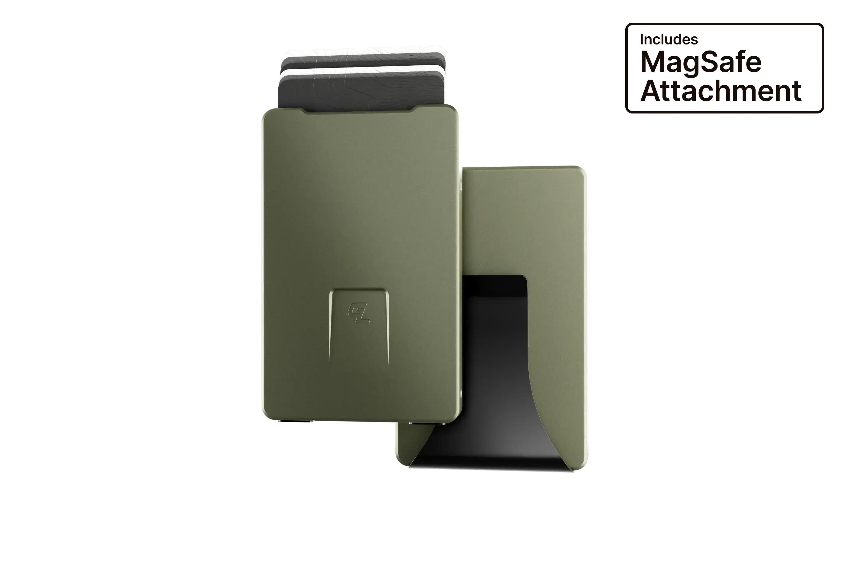 Groove Wallet® with MagSafe Plate - Base Camp Green