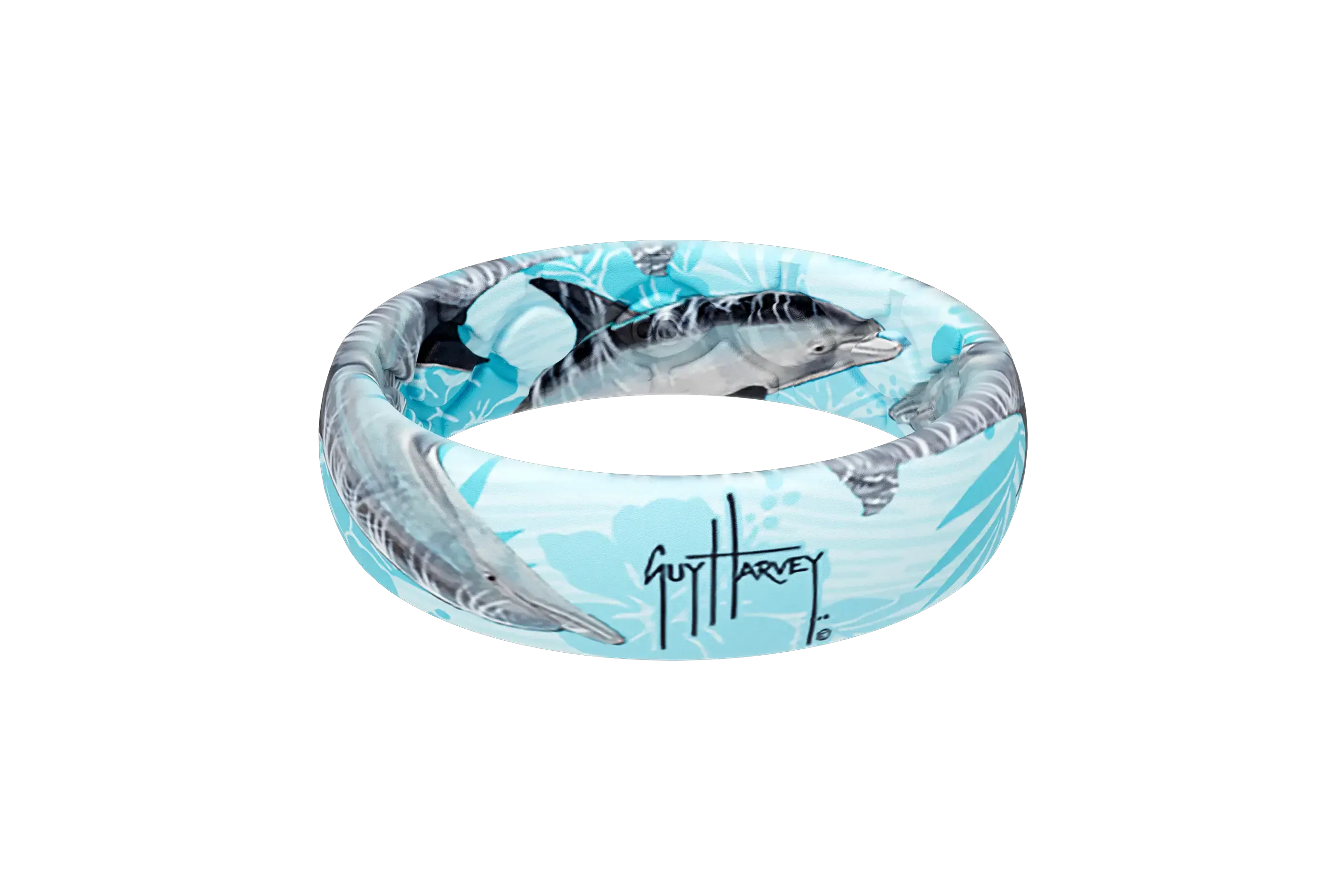 Guy Harvey Dolphin Thin Ring