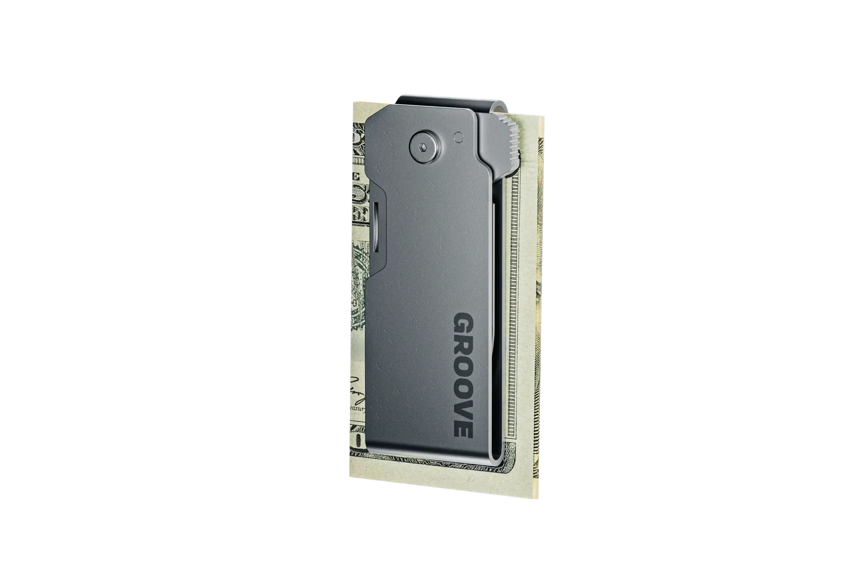 Groove® Money Clip Knife - Silver