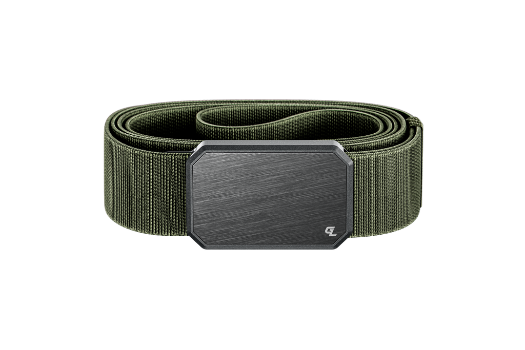 Groove Belt Gun Metal/Base Camp Green
