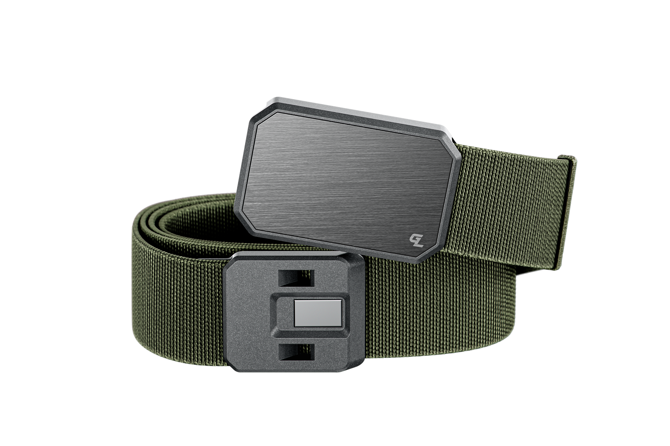 Groove Belt Gun Metal/Base Camp Green