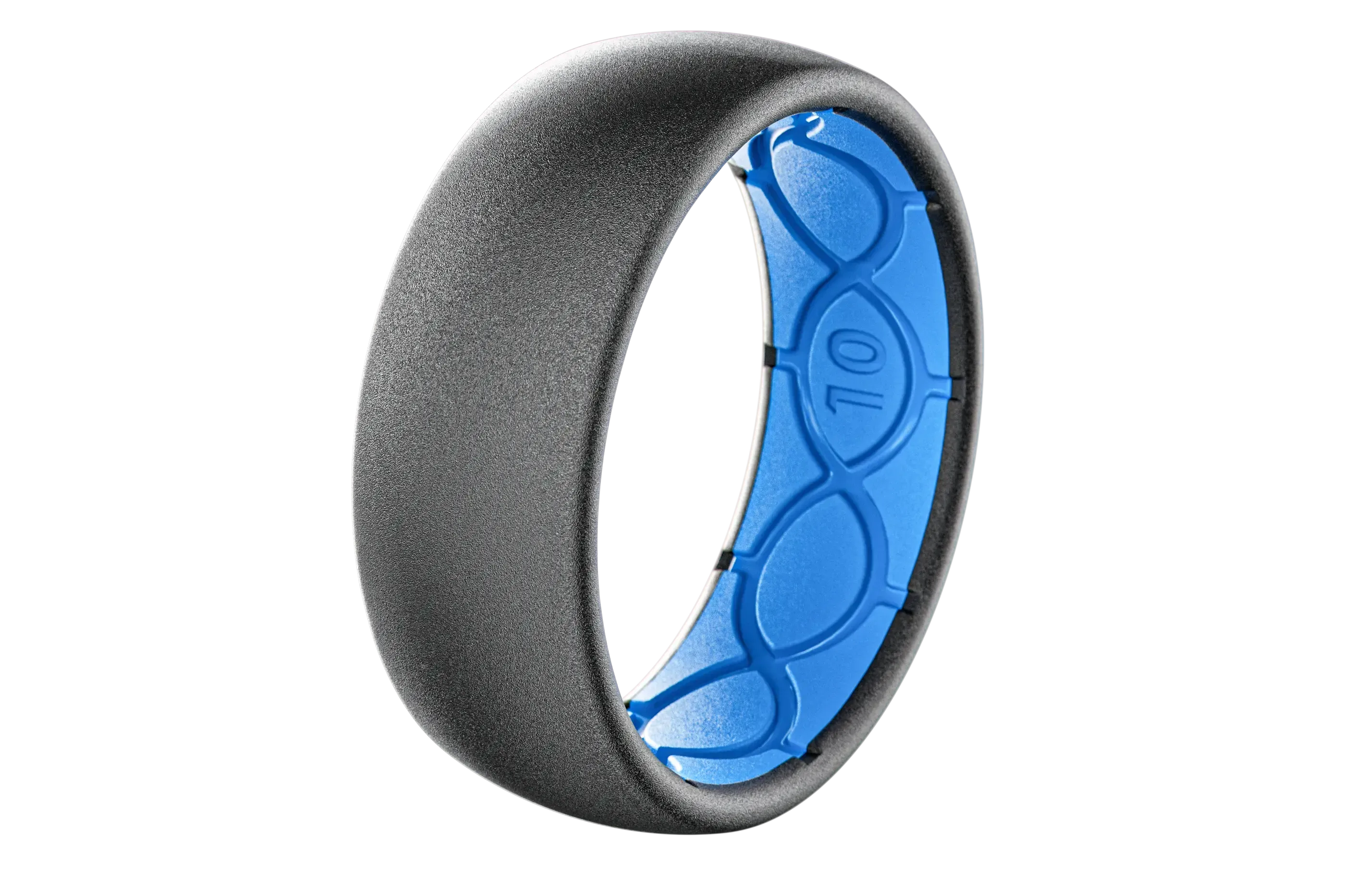 Solid Deep Stone Grey Ring