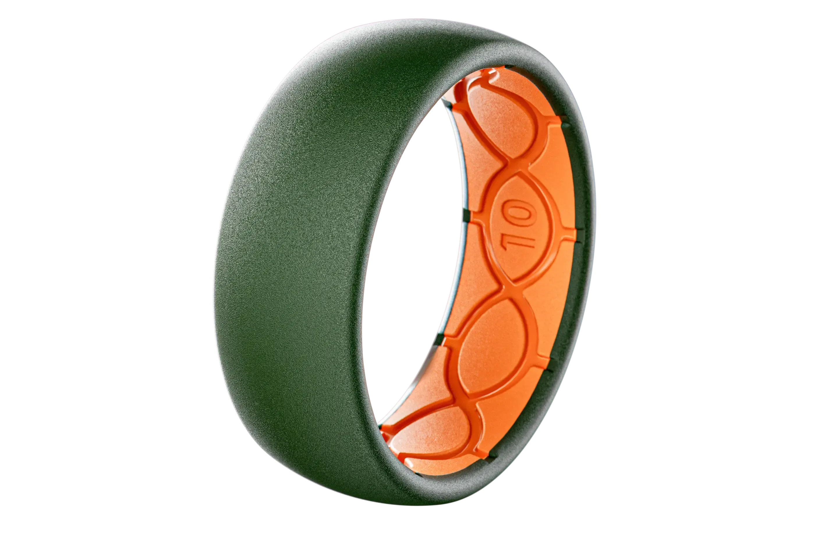 Solid Moss Green Ring