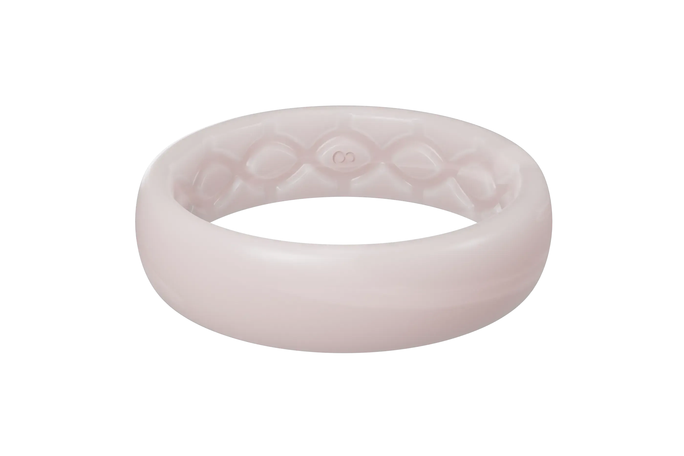 Solid Pearl Rose Thin Ring