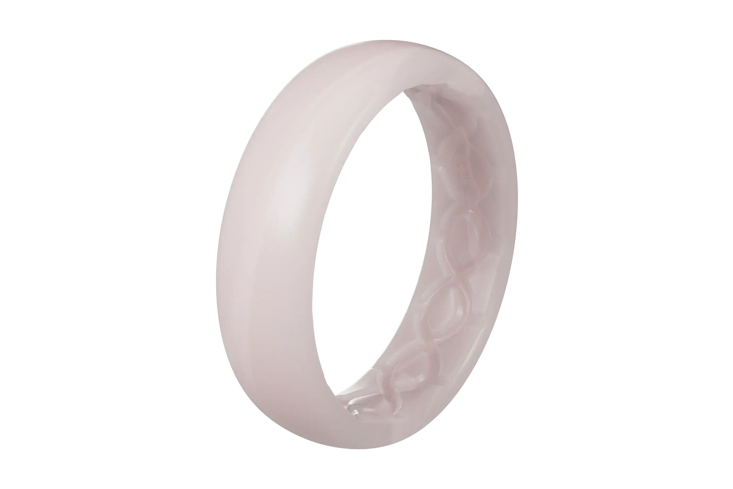 Solid Pearl Rose Thin Ring