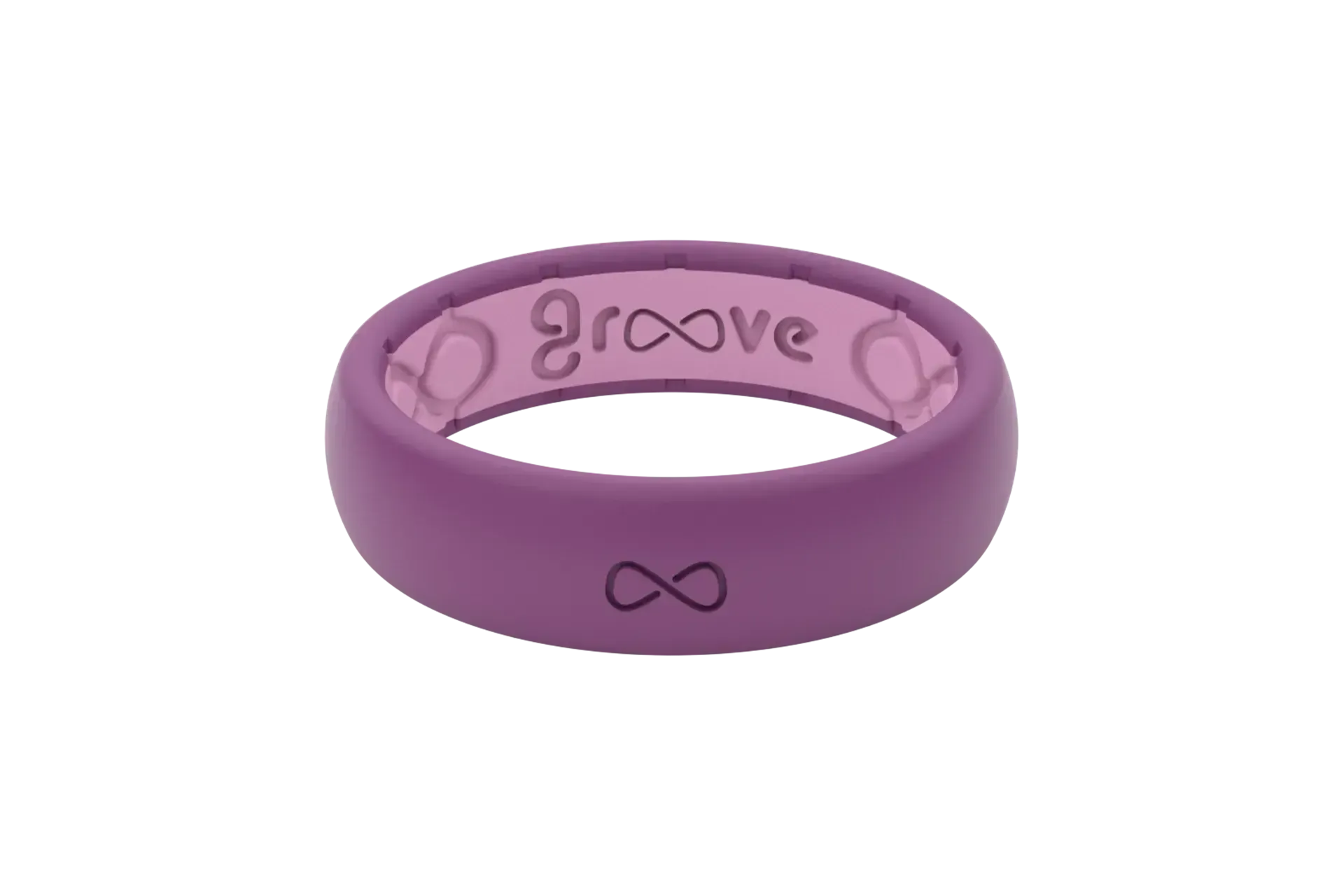 Solid Lilac Thin Ring