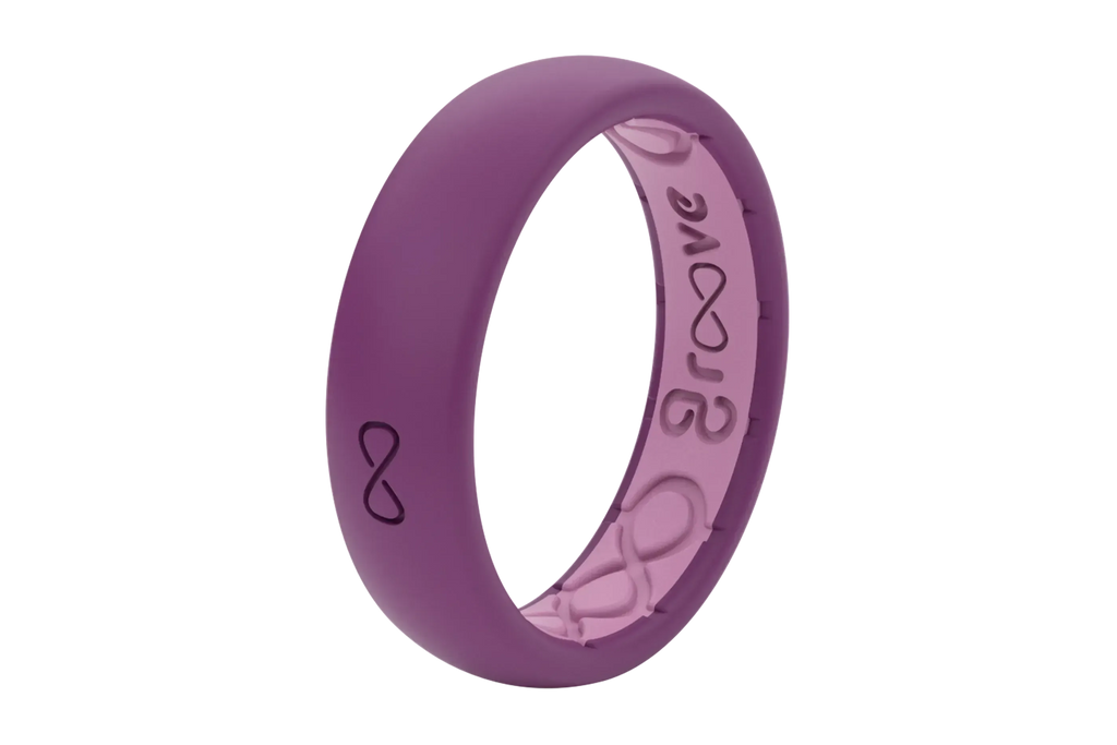 Solid Lilac Thin Ring