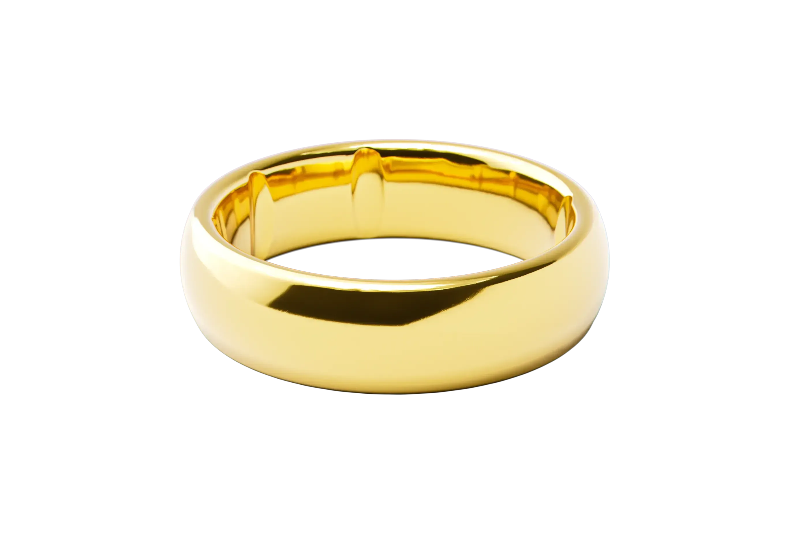 Groove Ring® Tungsten 6mm - 24k Gold
