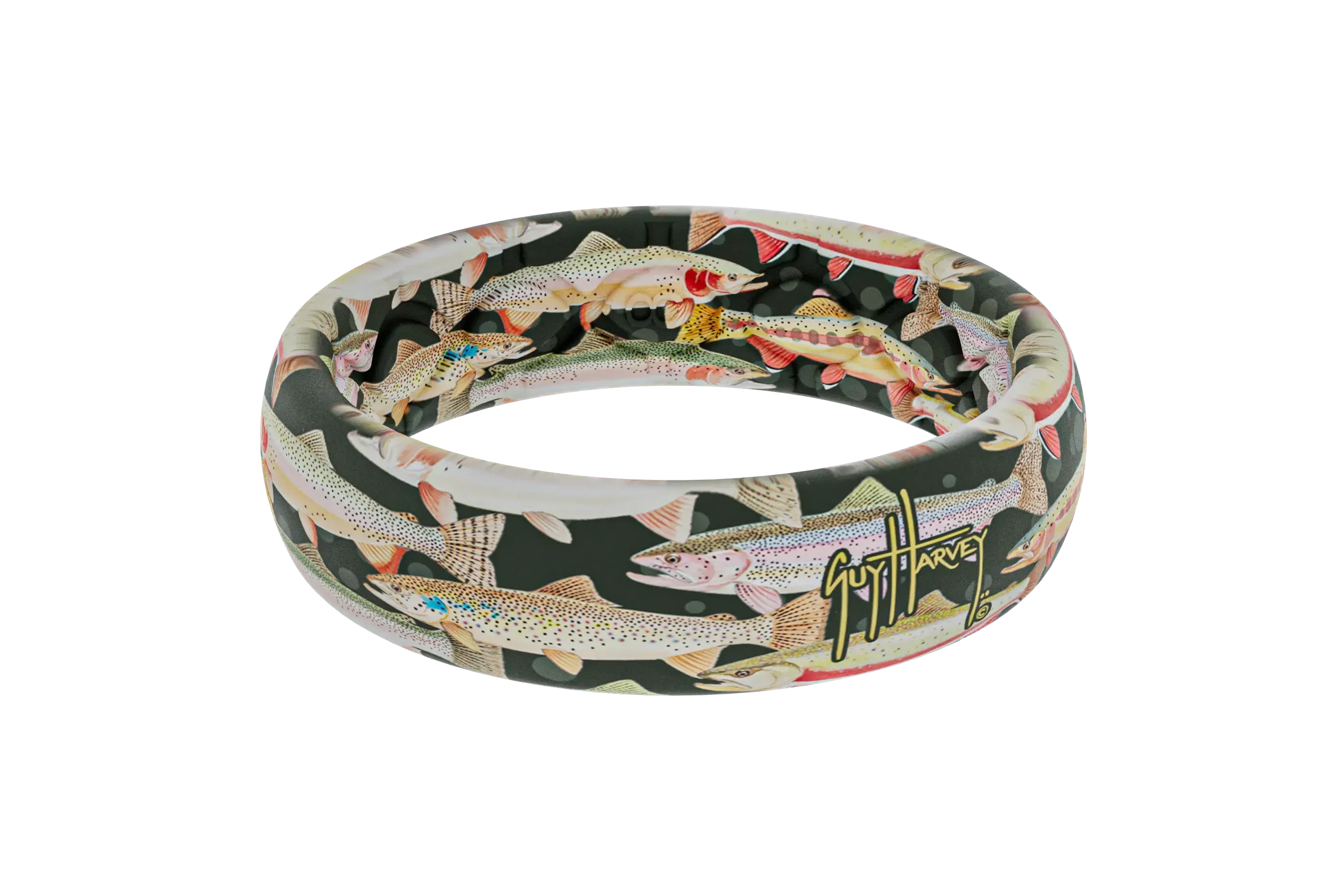 Guy Harvey Trout Species Thin Ring