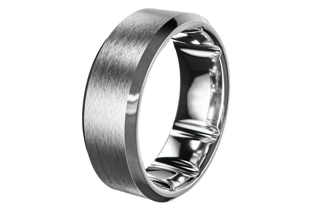 Groove Ring® Tungsten - Platinum