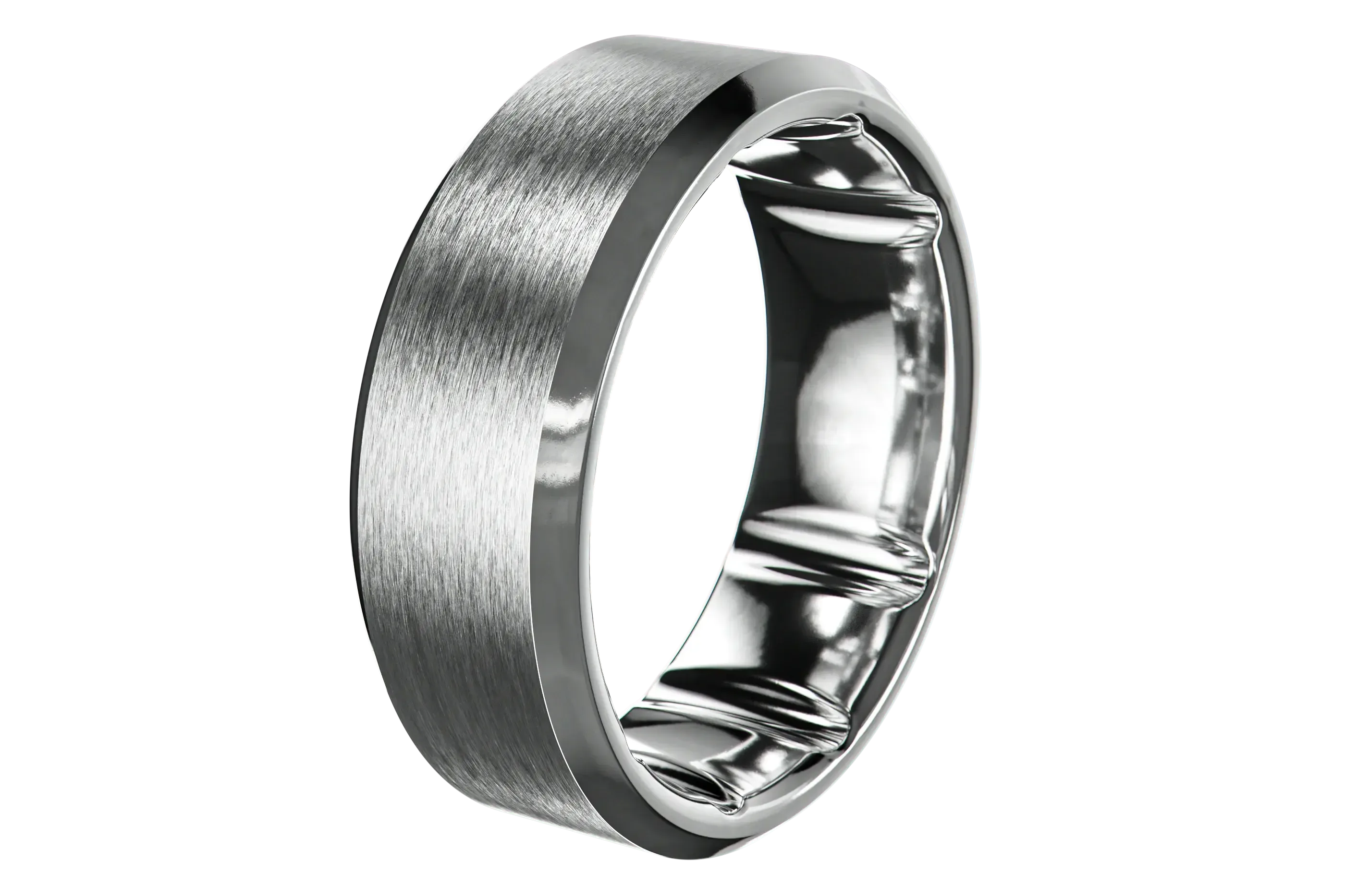 Groove Ring® Tungsten - Platinum