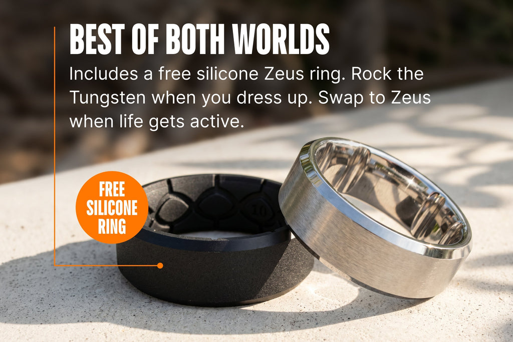 Groove Ring® Tungsten - 24k Gold