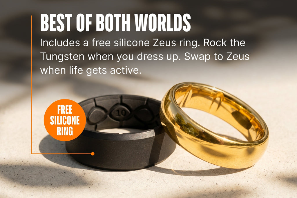 Groove Ring® Tungsten 6mm - Black