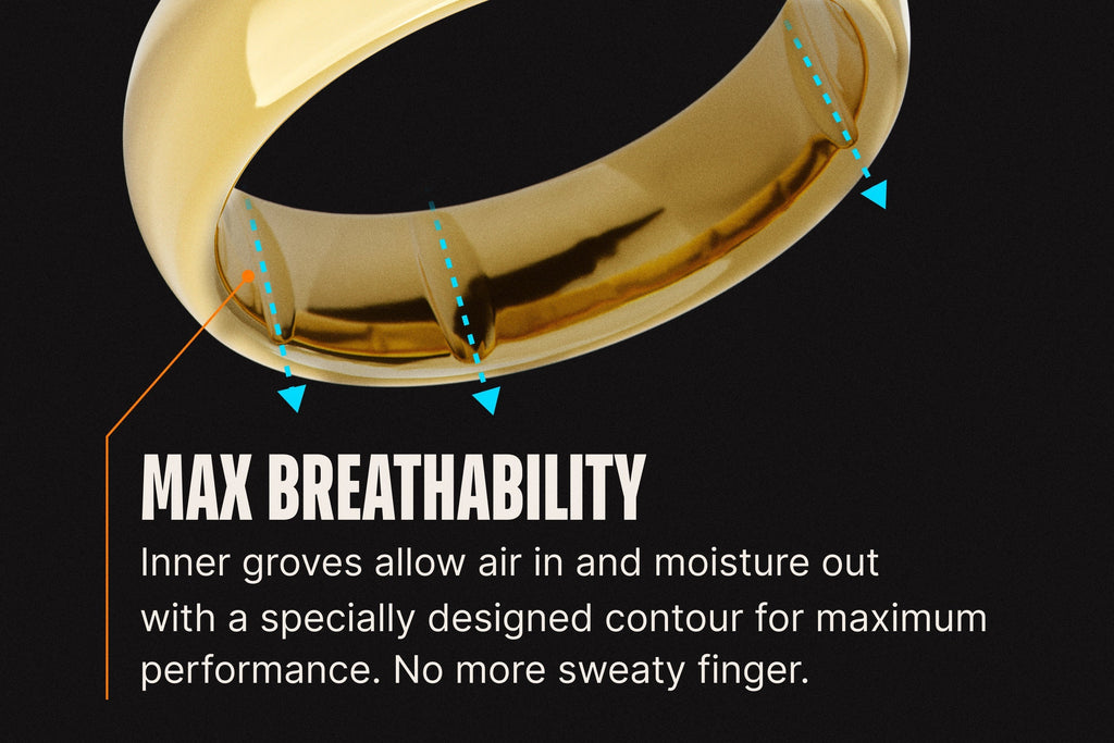 Groove Ring® Tungsten 6mm - Black