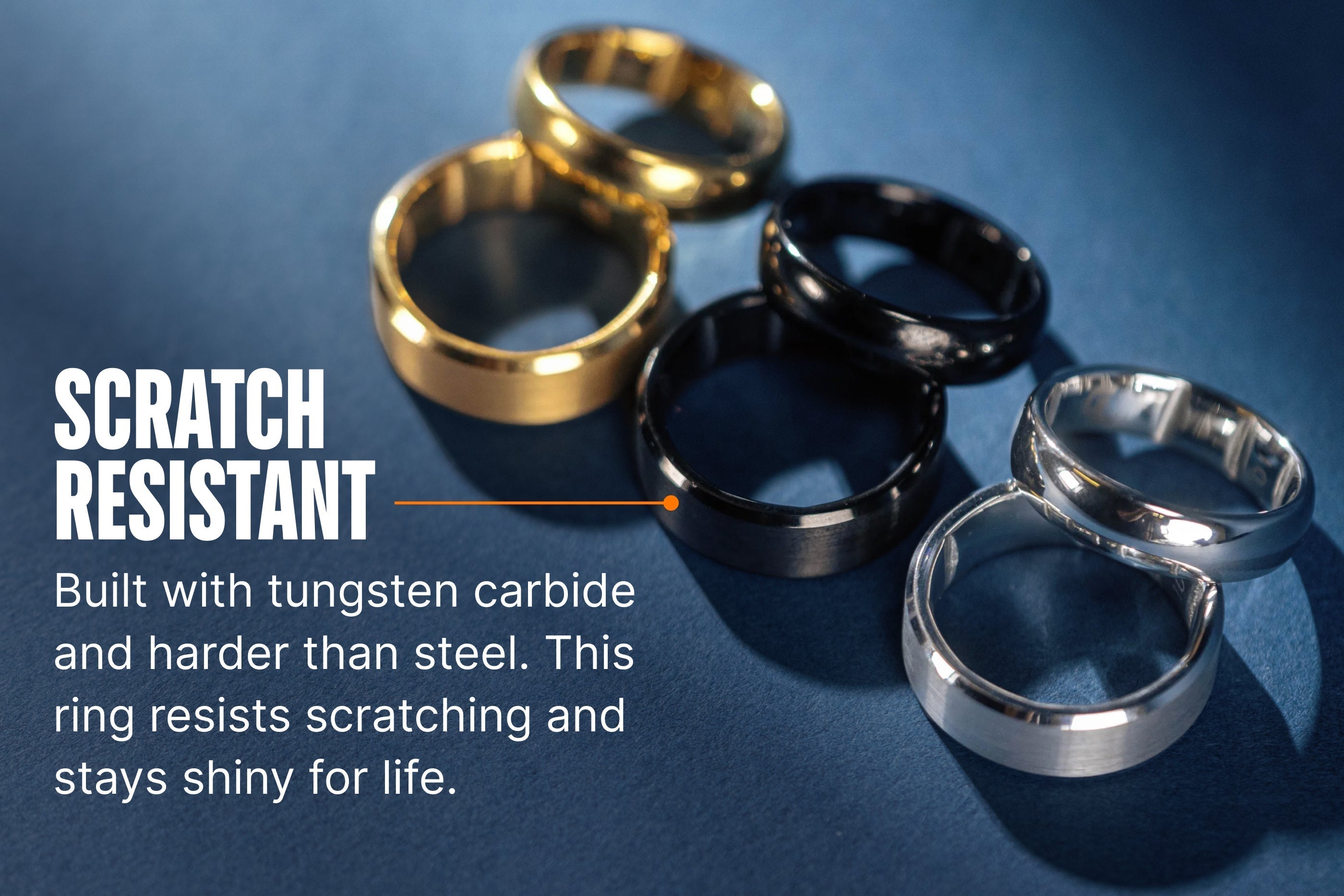 Groove Ring® Tungsten - 24k Gold