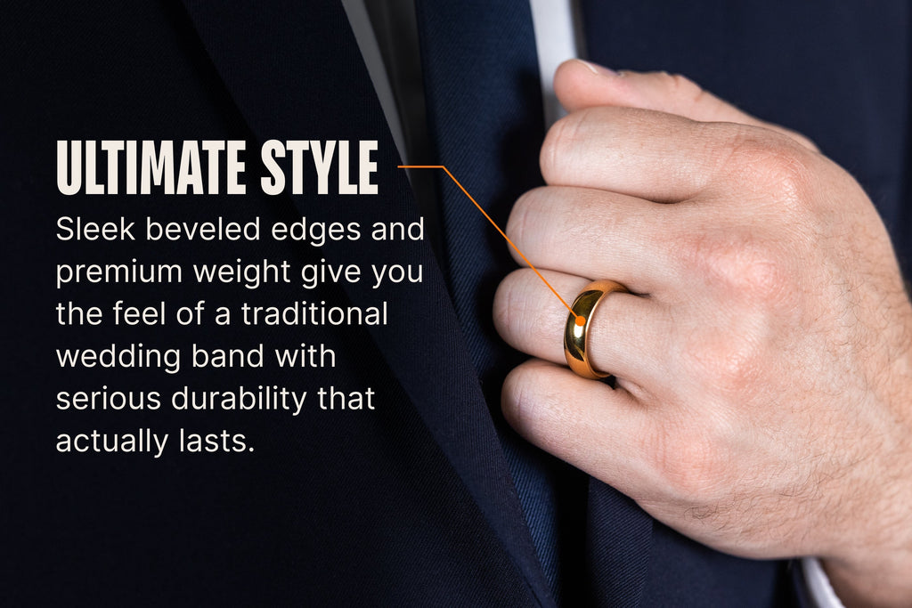 Groove Ring® Tungsten 6mm - Black