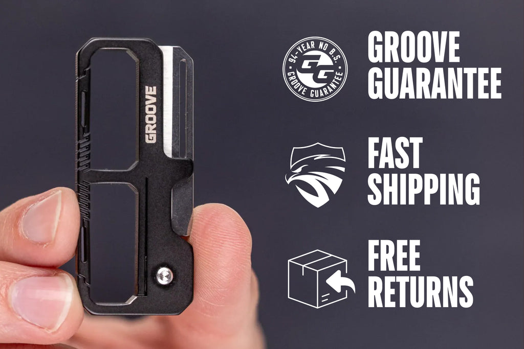 Groove® Carabiner Knife - Black