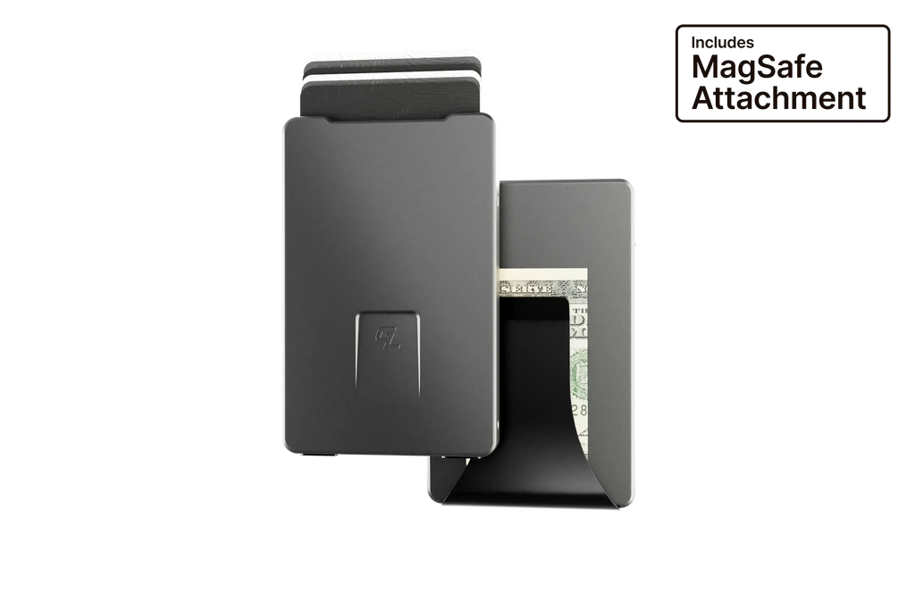 Groove Wallet® with MagSafe Plate - Gun Metal