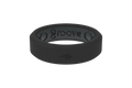 Zeus Midnight Black Thin Ring