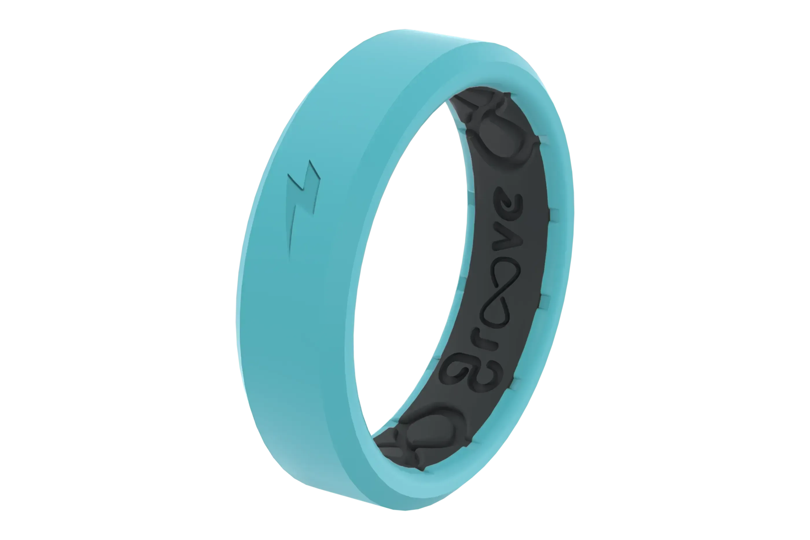 Zeus Aqua Thin Ring