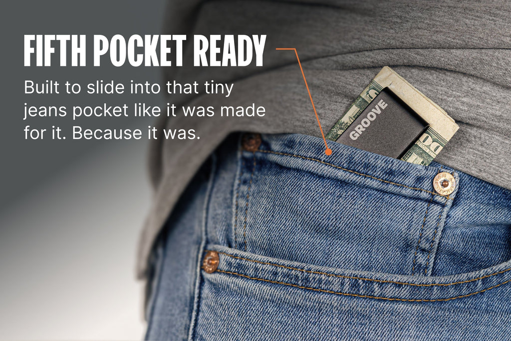 Groove® Money Clip Knife - Silver