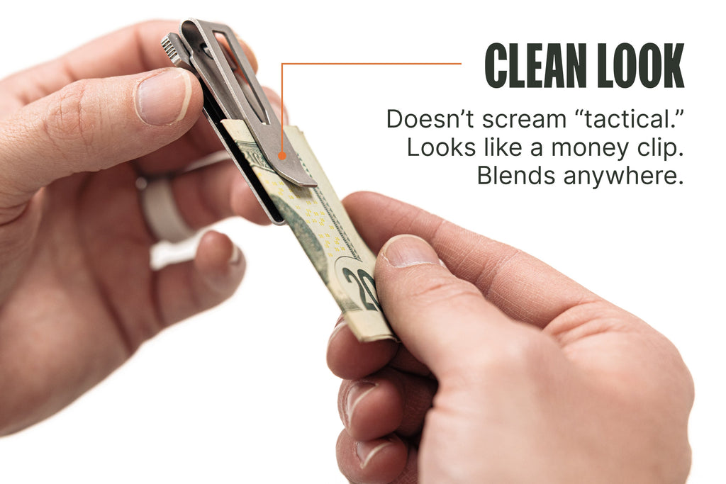 Groove® Money Clip Knife - Black