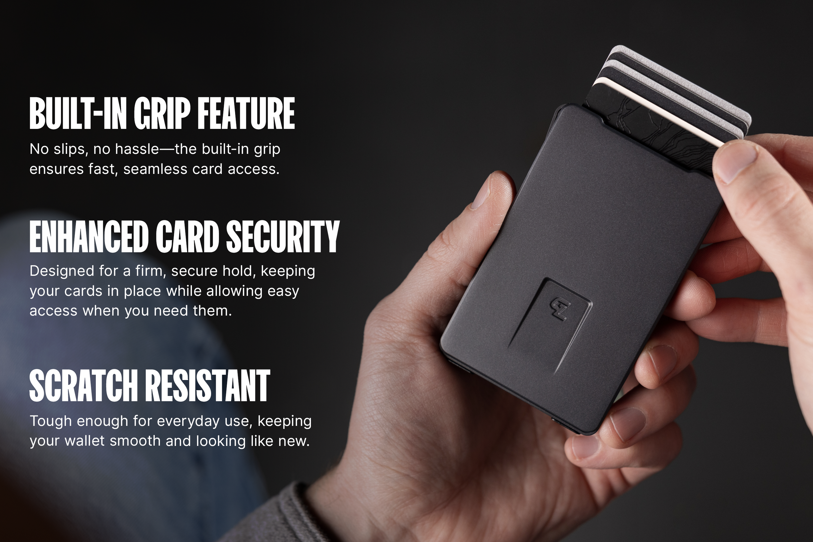 Groove Wallet® - Gun Metal
